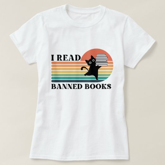 Ich lese das "Banned Books Reader" T-Shirt (Design vorne)