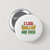 Ich lese das Salz schlucken Tequila Cinco De Mayo Button (Vorne & Hinten)