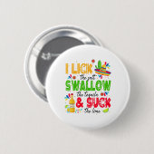 Ich lese das Salz schlucken Tequila Cinco De Mayo Button (Vorne & Hinten)