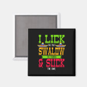 Ich lese das Salz schlucken Tequila Cinco De Mayo Magnet (Vorderseite/Rückseite)