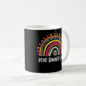 Ich lese das Vintage Regenbogenlesbuch L Kaffeetasse (VorderseiteRechts)