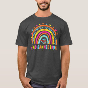 Ich lese das Vintage Regenbogenlesbuch L T-Shirt
