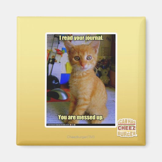 Ich lese deine Zeitschrift Magnet (Vorne)