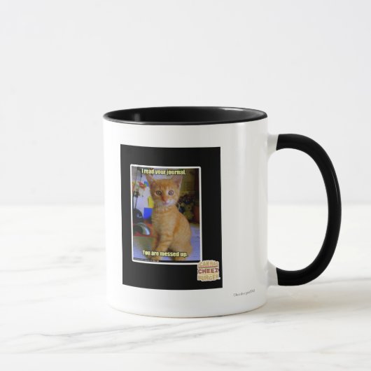 Ich lese deine Zeitschrift Tasse (Rechts)