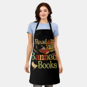 Ich lese den bibliothekarischen Reader "Banned Boo Schürze (Getragen)