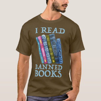 Ich lese die Buchliste 2020 und 2022 "Banned Books T-Shirt