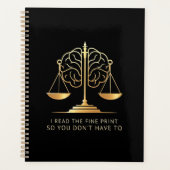 Ich lese die Fine Print, damit Sie nicht brauchen Planer (Vorderseite)