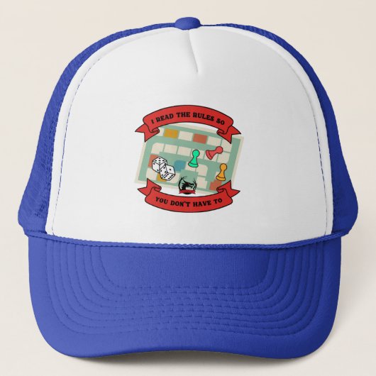 Ich lese die Regeln... Truckerkappe (Vorderseite)