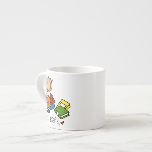 Ich lese espressotasse (Vorderseite Links)
