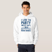 Ich lese Gemein Bücher Hoodie (Vorne ganz)