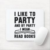 Ich lese Gemein Bücher Mousepad (Mit Mouse)