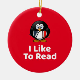 Ich lese gerne keramik ornament