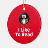 Ich lese gerne keramik ornament (Links)