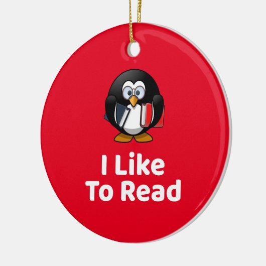 Ich lese gerne keramik ornament (Links)