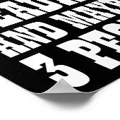 ICH LESE GERNE UND VIELLEICHT 3 PERSONEN POSTER (Ecke)