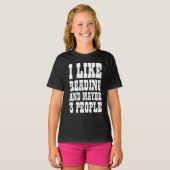 ICH LESE GERNE UND VIELLEICHT 3 PERSONEN T - Shirt (Vorne ganz)