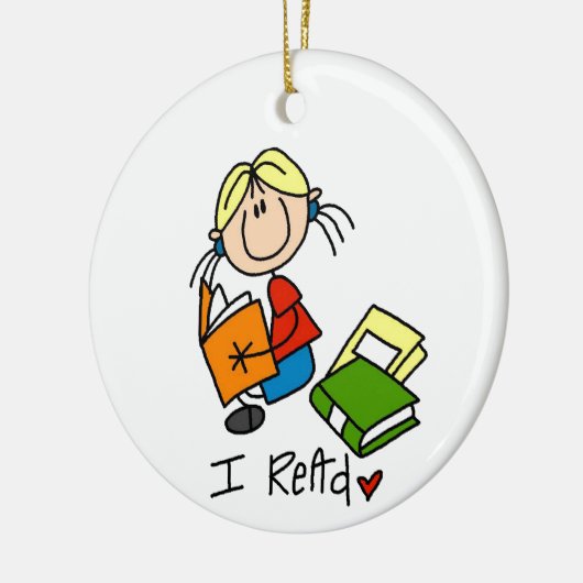 Ich lese keramik ornament (Links)