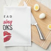 Ich lese Kissbücher Küchentuch (Viertel Falte)