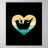 Ich lese Liebe in der Badewanne Poster (Vorne)