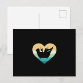 Ich lese Liebe in der Badewanne Postkarte (Vorne/Hinten)