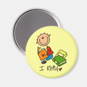 Ich lese magnet (Vorderseite/Rückseite)