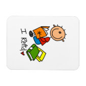 Ich lese magnet (Horizontal)