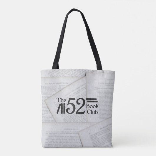 Ich lese mein Gewicht in Büchern Tasche (Rückseite)