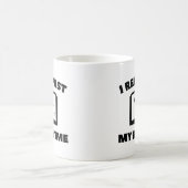 Ich lese meine Bedzeit Kaffeetasse (Mittel)