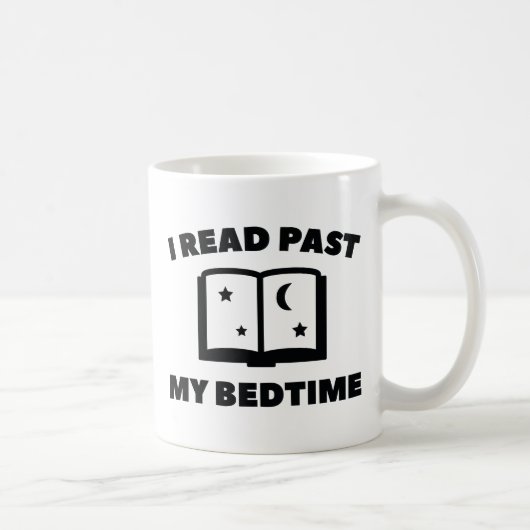 Ich lese meine Bedzeit Kaffeetasse (Rechts)