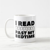 Ich lese meine Bedzeit Kaffeetasse (Links)