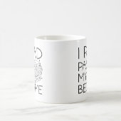 Ich lese meine Bedzeit Kaffeetasse (Mittel)