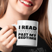 Ich lese meine Bedzeit Kaffeetasse