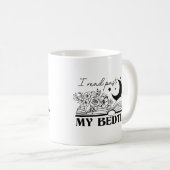 Ich lese meine Bedzeit Kaffeetasse (VorderseiteRechts)
