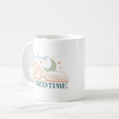 Ich lese meine Bedzeit Kaffeetasse (Vorderseite Links)