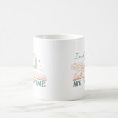 Ich lese meine Bedzeit Kaffeetasse (Mittel)