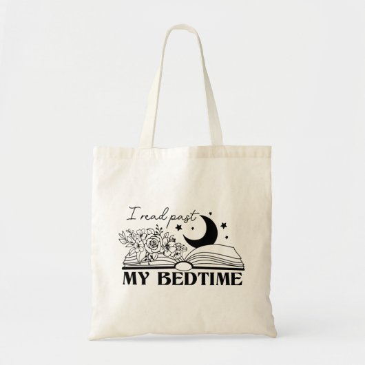 Ich lese meine Bedzeit Tragetasche (Vorne)