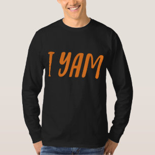 Ich lese meine Süßkartoffel für das passende Paar T-Shirt