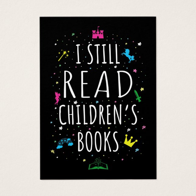 Ich lese noch Kinderbücher I (Vorderseite)