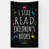 Ich lese noch Kinderbücher I Banner (Vertikal)