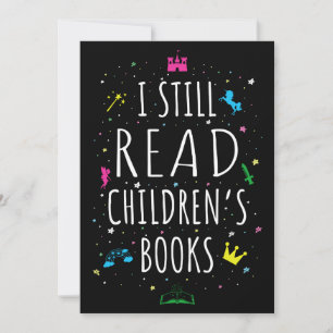 Ich lese noch Kinderbücher I Einladung
