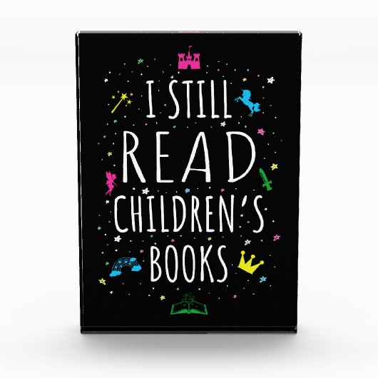 Ich lese noch Kinderbücher I Fotoblock (Vorderseite)