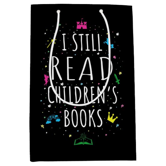 Ich lese noch Kinderbücher I Mittlere Geschenktüte (Vorderseite)