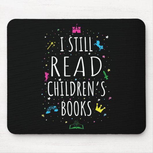 Ich lese noch Kinderbücher I Mousepad (Vorne)