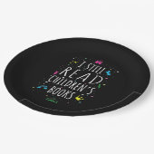 Ich lese noch Kinderbücher I Pappteller (Schrägansicht)