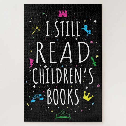 Ich lese noch Kinderbücher I Puzzle (Vertikal)