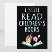 Ich lese noch Kinderbücher II Einladung (Vorne/Hinten)