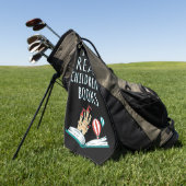 Ich lese noch Kinderbücher II Golfhandtuch (Gras)