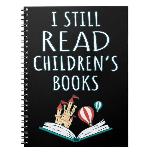 Ich lese noch Kinderbücher II Notizblock (Vorderseite)