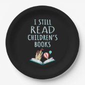 Ich lese noch Kinderbücher II Pappteller (Vorderseite)
