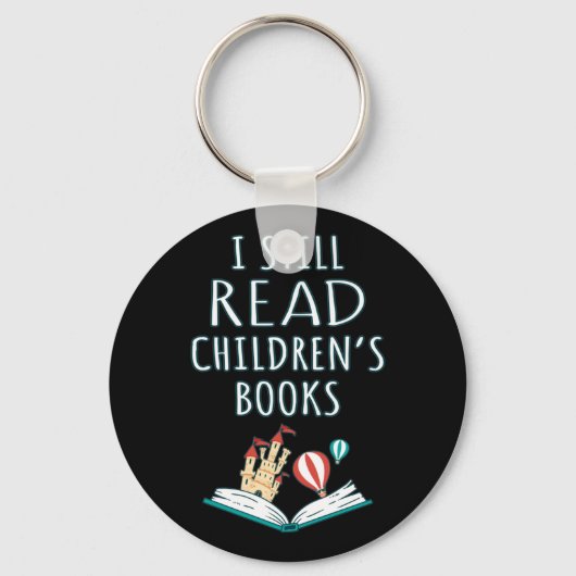 Ich lese noch Kinderbücher II Schlüsselanhänger (Vorderseite)